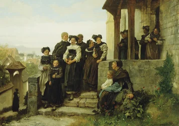After the Protestant Church Service