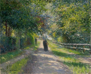 Avenue of the Villa des Fleurs in Trouville