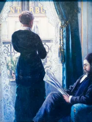 Interior, Woman at the Window, c. 1880