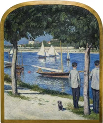 The Bank of Petit Gennevilliers and the Seine