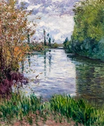 The Little Arm of the Seine in Autumn, ca. 1890