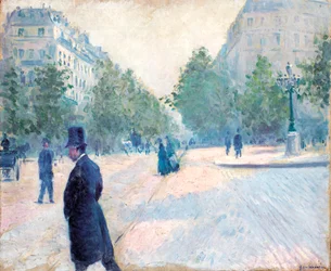 Place Saint Augustin, Misty Weather