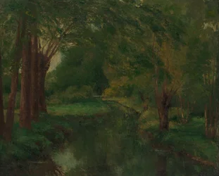 A Brook in a Clearing, probably 1862