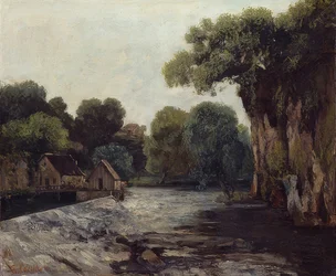 The Mill Weir. 1866