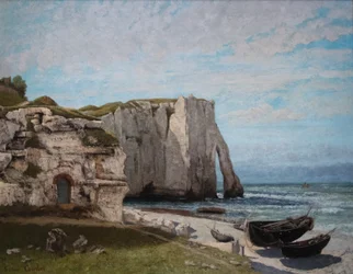 The Cliff of Étretat After the Storm
