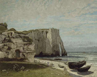 The Cliff of Etretat After the Storm