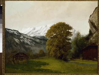 Landscape in Interlaken, Switzerland