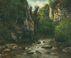 Landscape Near Puit Noir Near Ornans