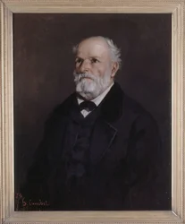 Portrait of Régis Courbet, Father of the Artist