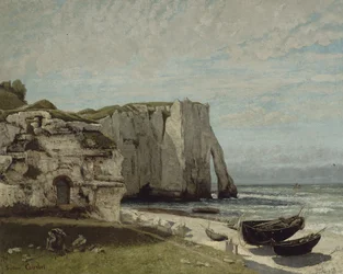 The Etretat Cliffs After the Storm, 1870