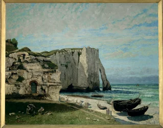 The Cliff of Etretat After a Thunderstorm