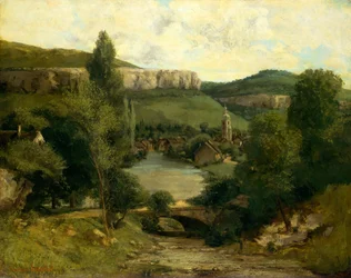 View of Ornans, probably mid-1850s