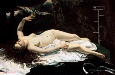 Woman with a Parrot