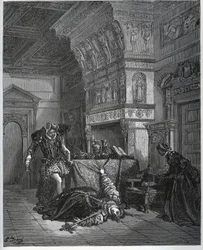 Camille Feigns Suicide in Front of Lothaire and Leonella - from 