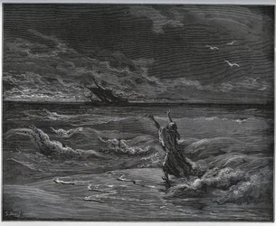 Captive Story. Aagi-Morato, the father of Zoraide, is on the shore from 