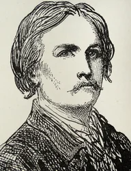 Gustave Doré - 1832-73 French artist and book illustrator engraving after a self portrait sketch