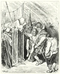 Be not impatient, O Knight of the Woful Figure, at your imprisonment