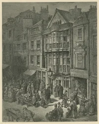 Illustration depicting Bishopsgate Street