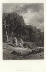 Illustration for Vivien by Alfred Tennyson