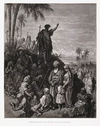 John the Baptist Preaching (Illustration from the Dore Bible)