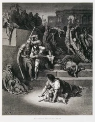 King Herod orders the Massacre of the Innocents, Illustration from the Dore Bible