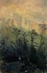 Landscape in the Vosges