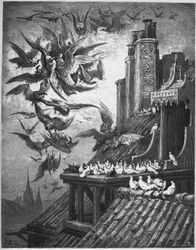 The Vultures and the Pigeons - from "Fables" by Jean de La Fontaine