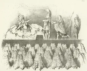 Racine Performed Before the Court of Versailles 1695