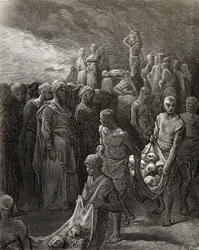 Richard I the Lionheart massacres captives in reprisal, illustration from 