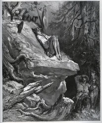 Sancho Panza Finds His Master, Always in Penitence - from 