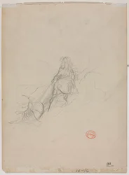 Sketch of Hunting Scene (verso)