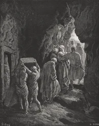 The Burial of Sarah, Illustration from Dore