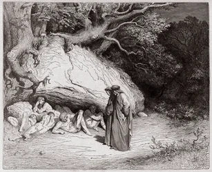 The Divine Comedy, Inferno, Canto 4: The innocent souls in Limbo - by Dante Alighieri (1265-1321) - Illustration by Gustave Doré (1832-1883)