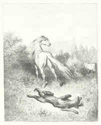 The Fables of La Fontaine: The Horse and the Wolf