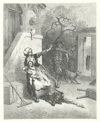 The Fables of La Fontaine: The Wolf, the Mother, and the Child