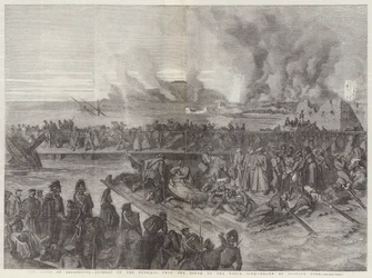The Siege of Sebastopol, Retreat of the Russians from the South to the North Side