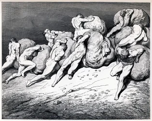 The hoarders and wasters, 1857
