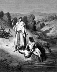 Tobias with the Archangel Raphael, 1865-1866