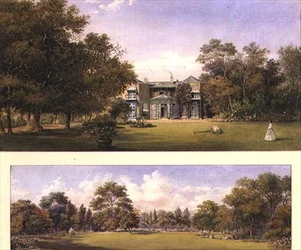 Two Views of Old Grove House, Middlesex