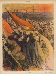 Industrial strike: The Exodus, c.1902