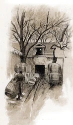 Entrance of the Cellar of the Bercy Warehouses, Paris