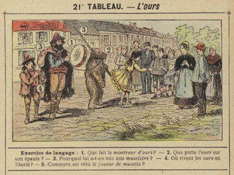 The Bear (colour litho)