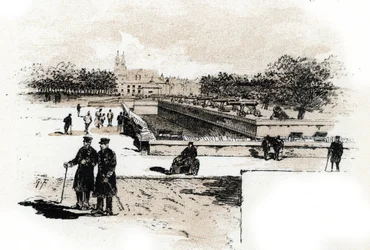 View of the hospital of war veterans of the Hotel des Invalides, Paris