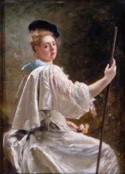 Lady with a Staff