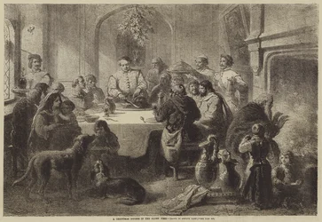 A Christmas Dinner in the Olden Time