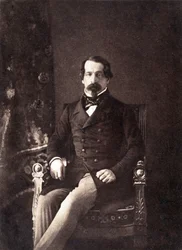 Louis Napoleon Bonaparte (1808-1873) Future Emperor Napoleon III, Here as 1st President of French Republic, Photo by Gustave Le Gray