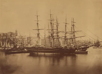 Ships in the Harbor at Sete