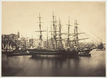 Ships in the Harbor at Sète