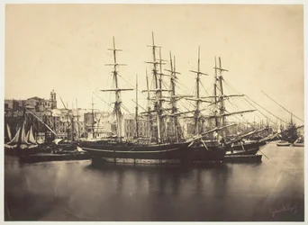 Ships in the Harbor at Sète