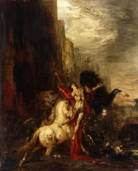 Diomedes Devoured by his Horses, c.1865-1870